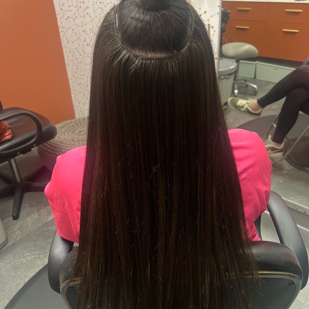 Hand Tied Hair Extension Wefts